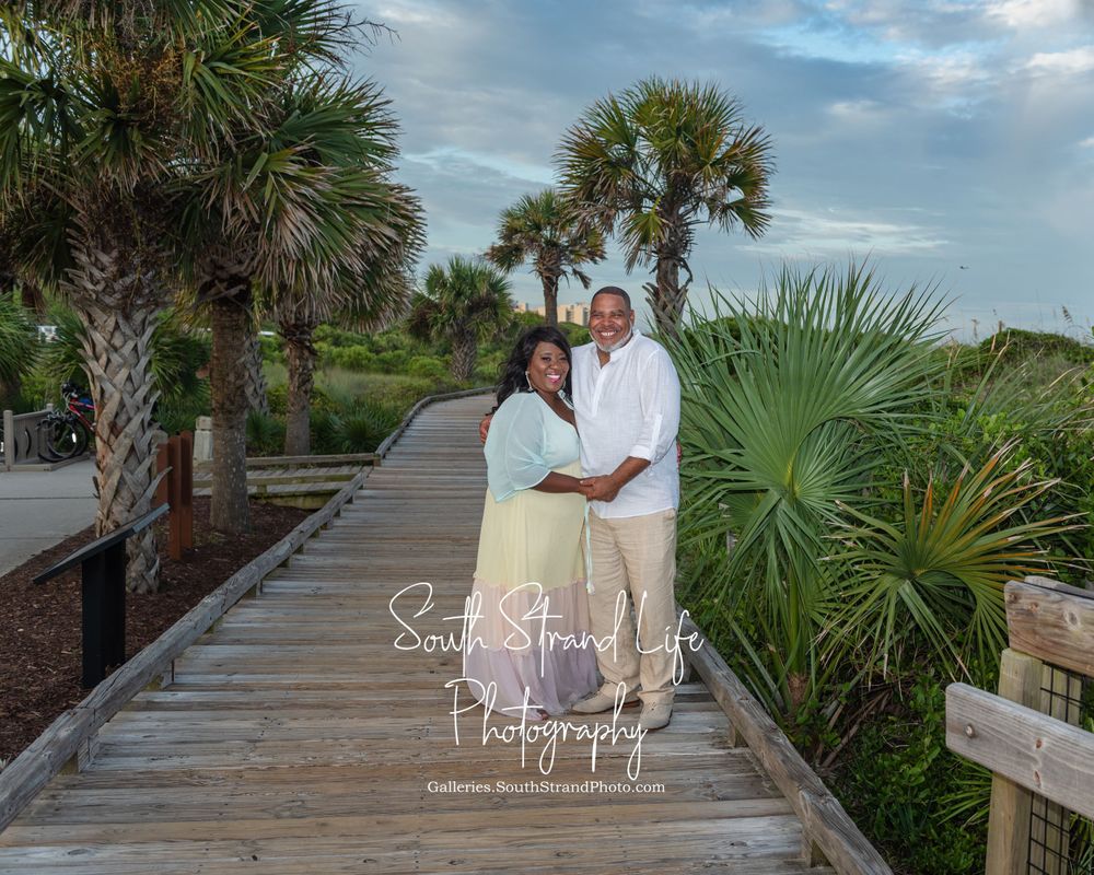 Couples engagement proposal photography Myrtle Beach