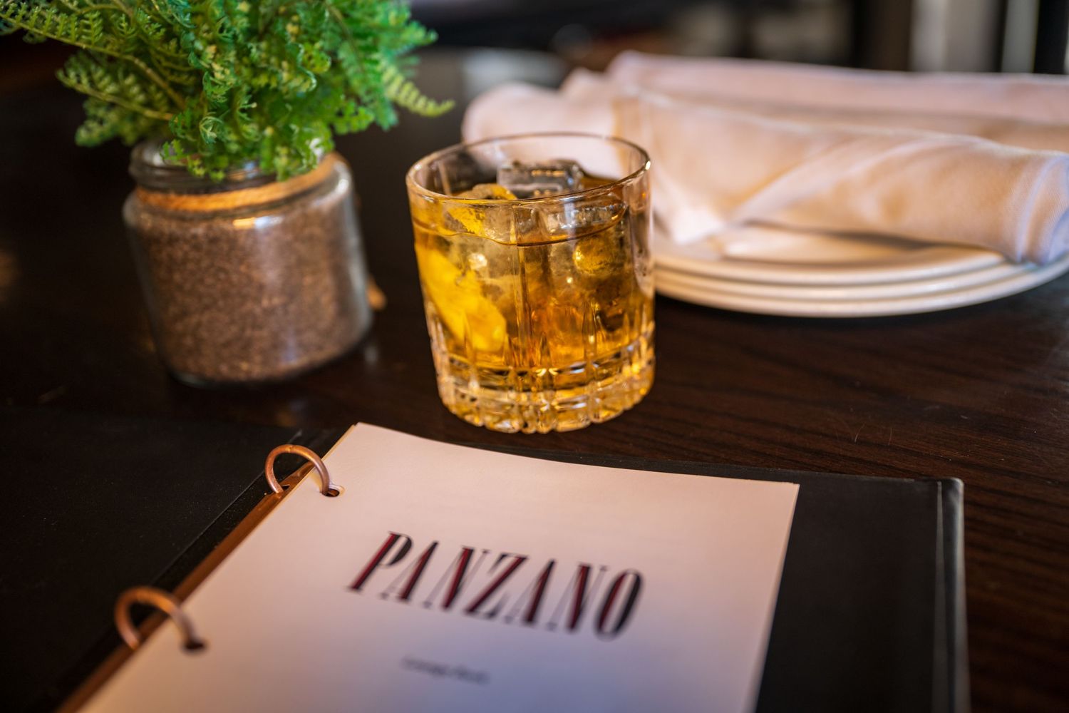 Cocktail photo for Panzano's Italian Restaurant by Denver Hospitality, Travel & Tourism photographer Captain Colorado Photography.