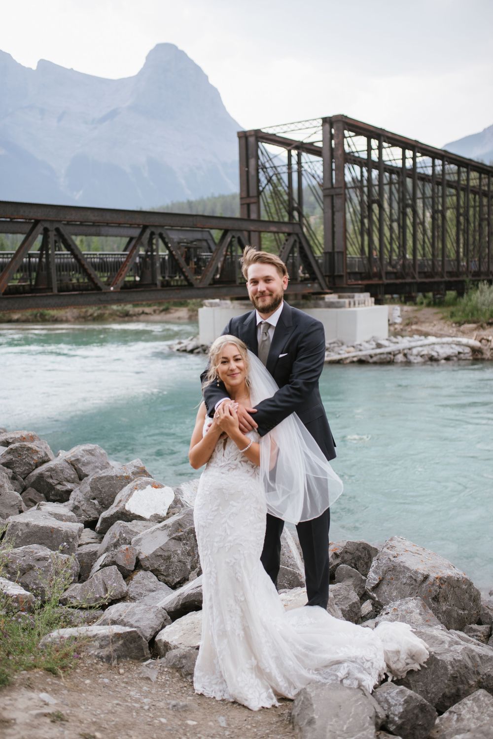 Engine Bridge Canmore Wedding Photographer I Maia Sokolic Photography