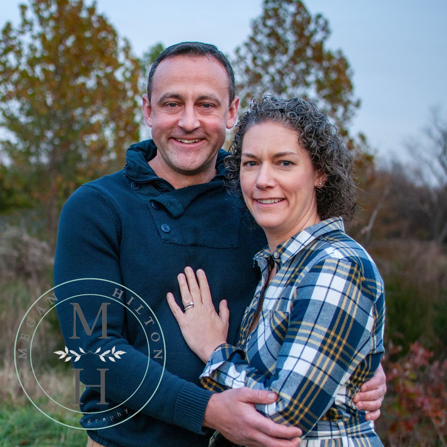 Couple together in outdoor location photo