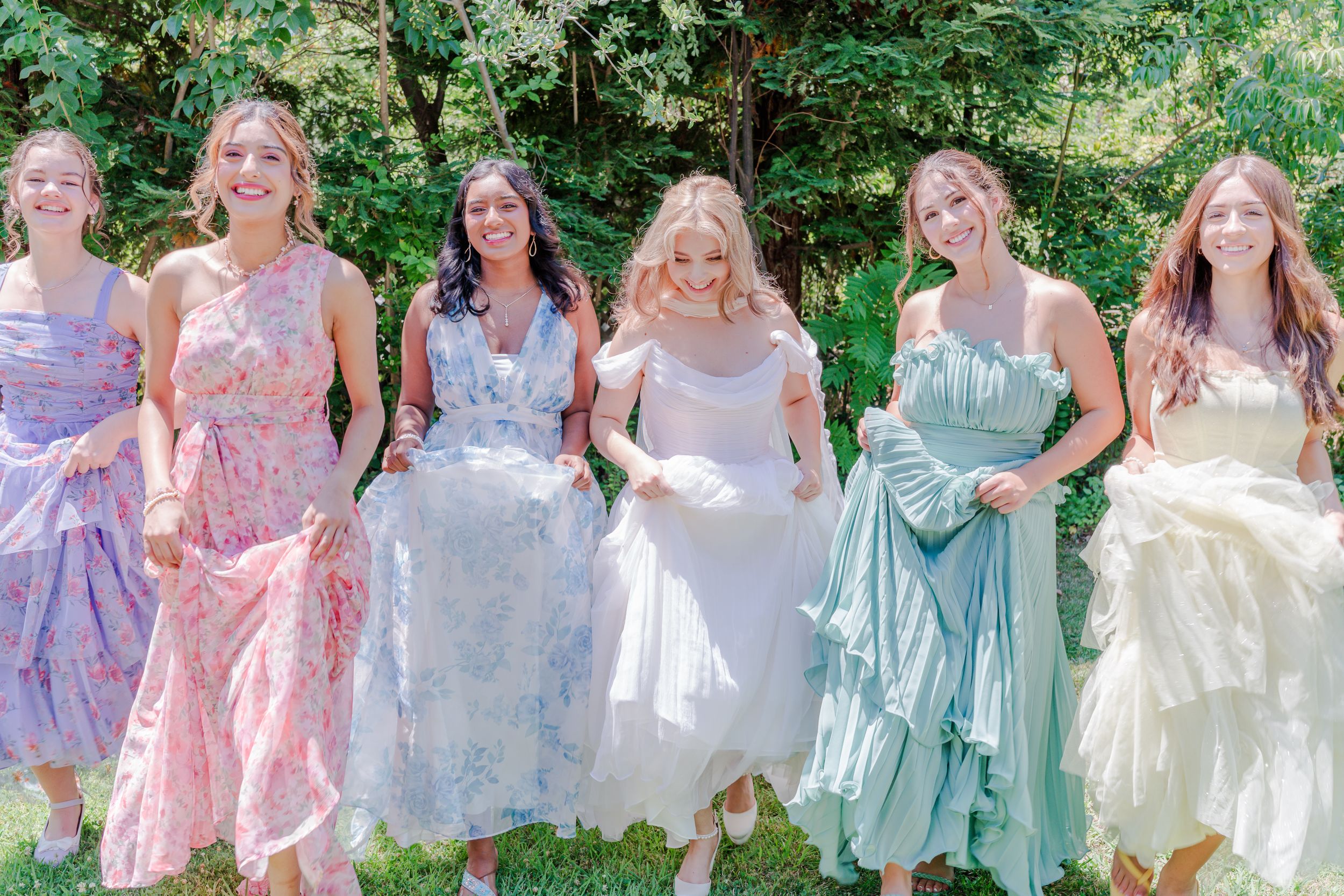 Candid laughter and unforgettable memories with the bridal party. Loomis, California