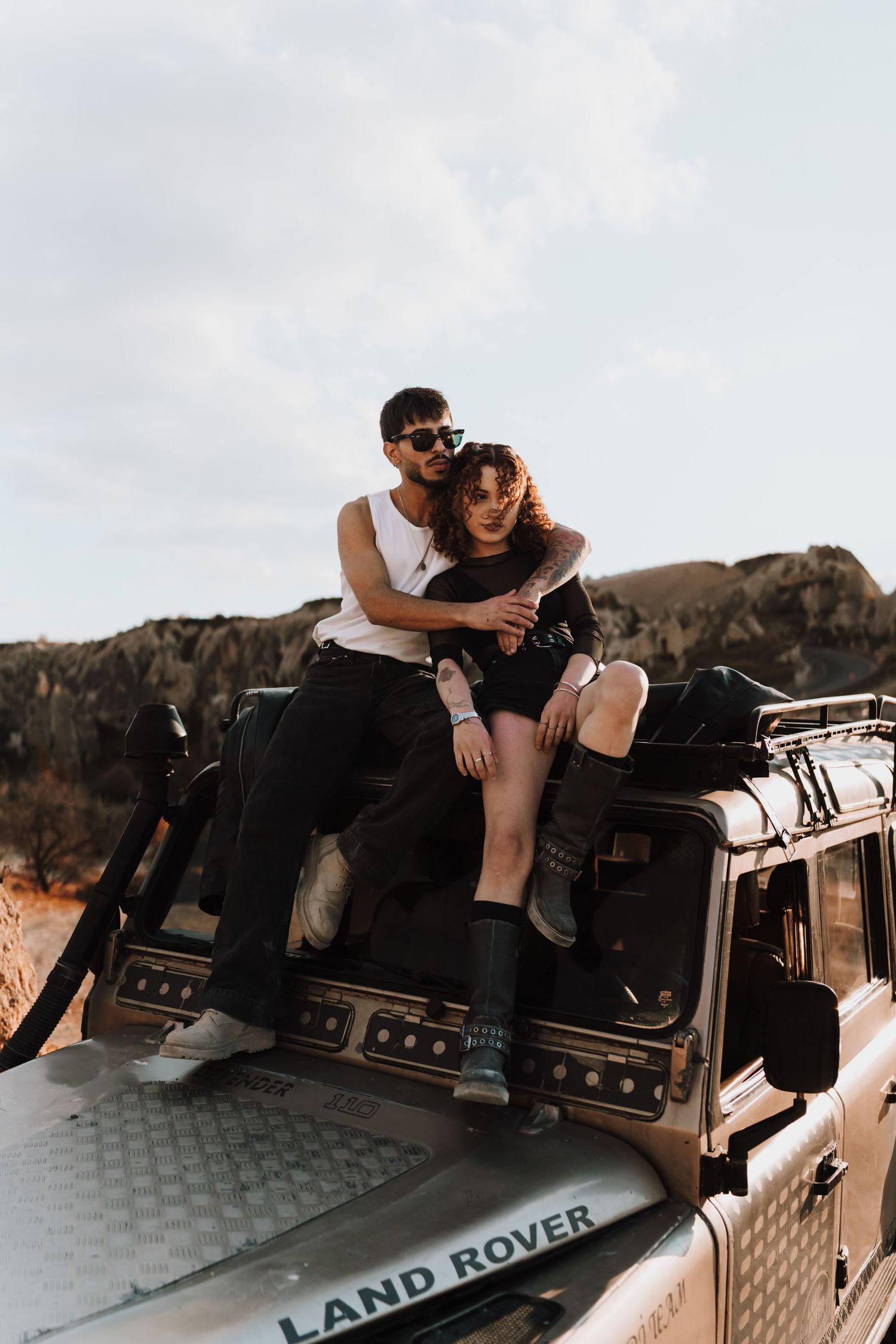 Dalton Brothers Ranch, Göreme, Cappadocie, paarden, auto, model, koppel, koppelshoot, loveshoot, landrover, vallei, fotoshoot, verloving