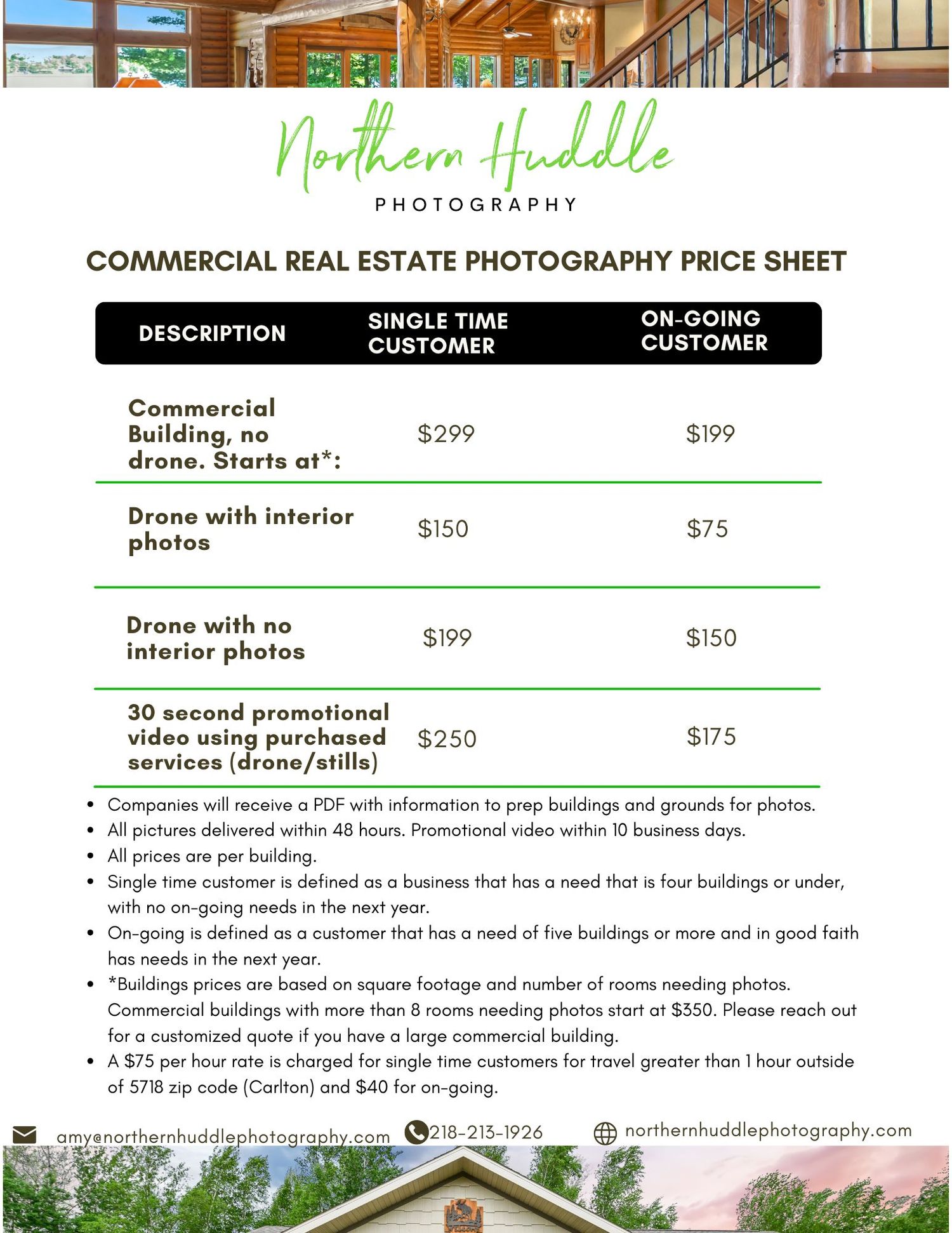 Amy Arntson Northern Huddle Price List