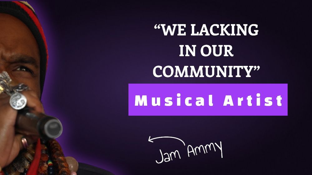 Dark purple promotional banner with text overlay for musical event.