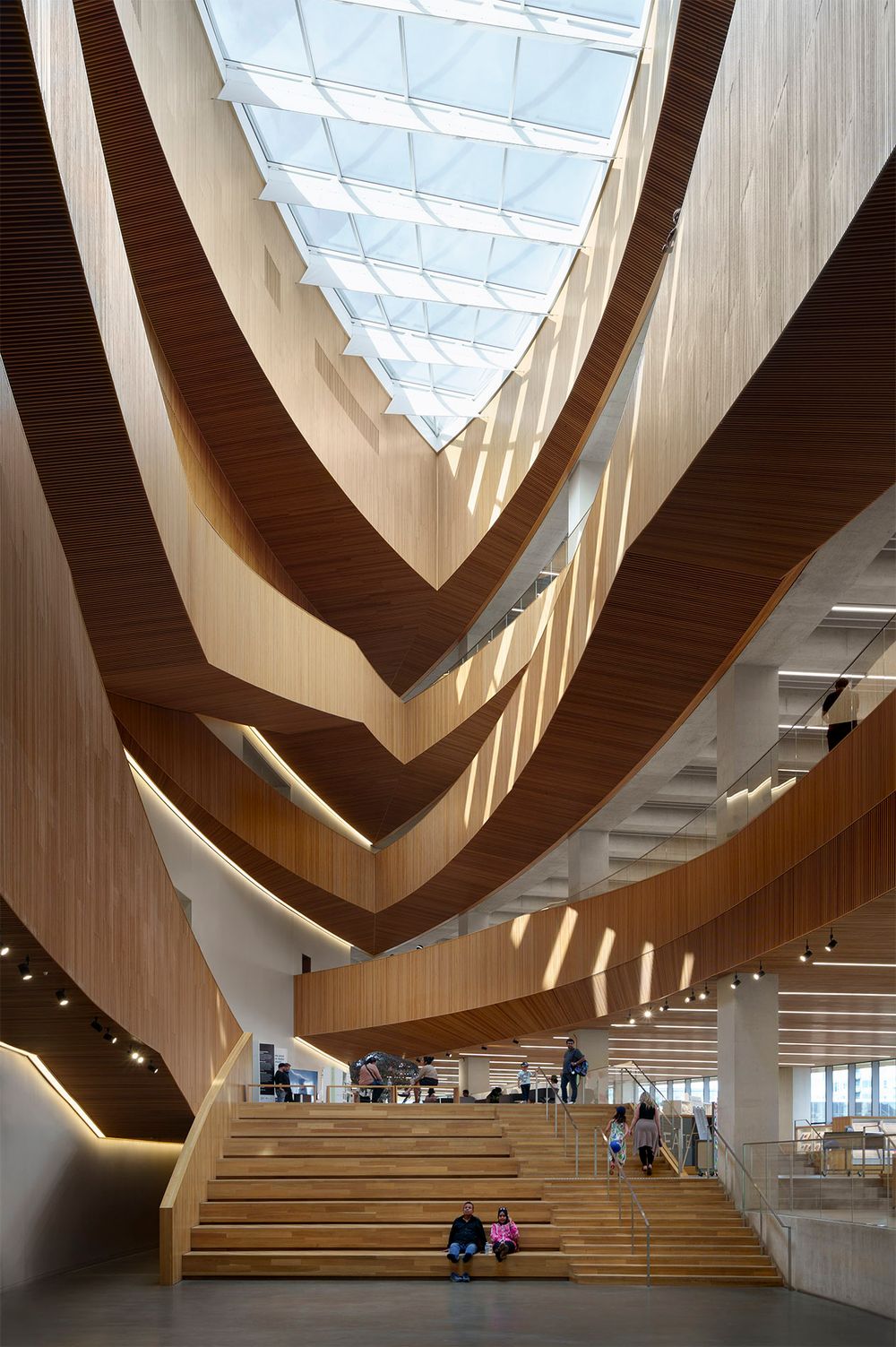 Professional Interior photography of Calgary Central library