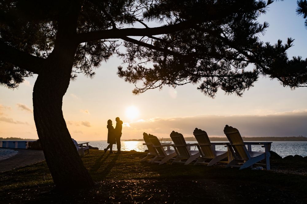 Rhode Island's lead wedding photographer for adventurous couples who love light and dramatic portraits