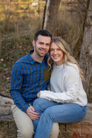 Military Reserve Boise Idaho engagement photos