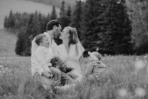 Familienfotos S/w