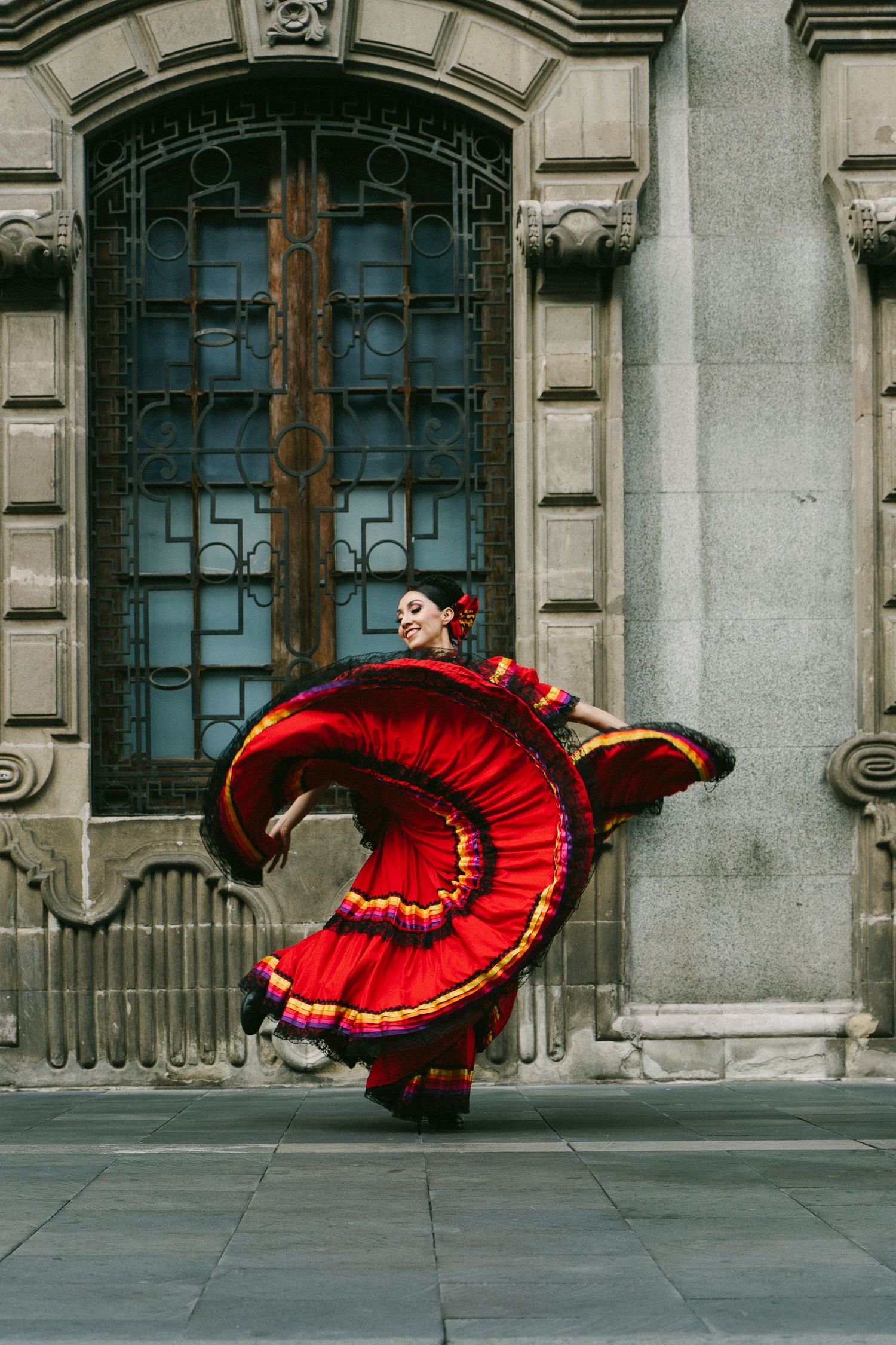 Mexico City Ballet Folklórico photography capturing cultural dance in cathedral surroundings