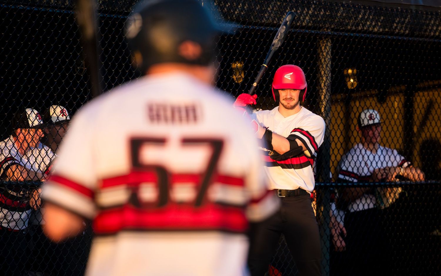 Central Penn Batmen players during a game against the Electric City Express, by Deanna Fox, SportsFox Photography, Hershey PA