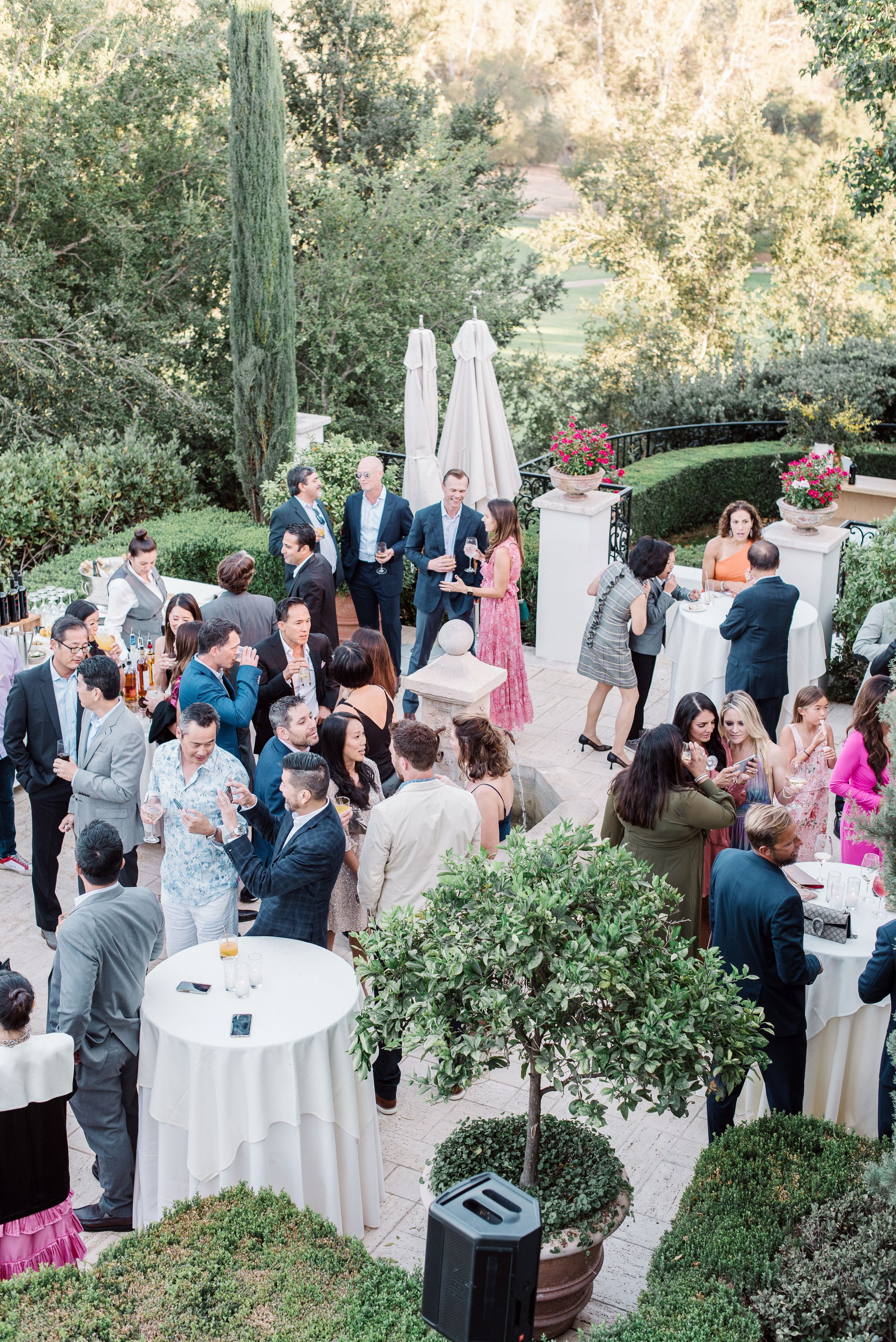Fiftieth black tie birthday party in Ojai Valley Inn