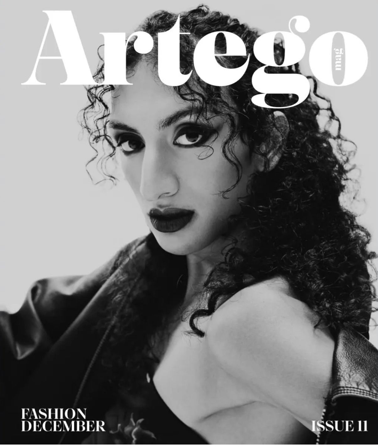 Cover of the Magazine "Artego" with a trans woman as subject. Hair was done by Angelis