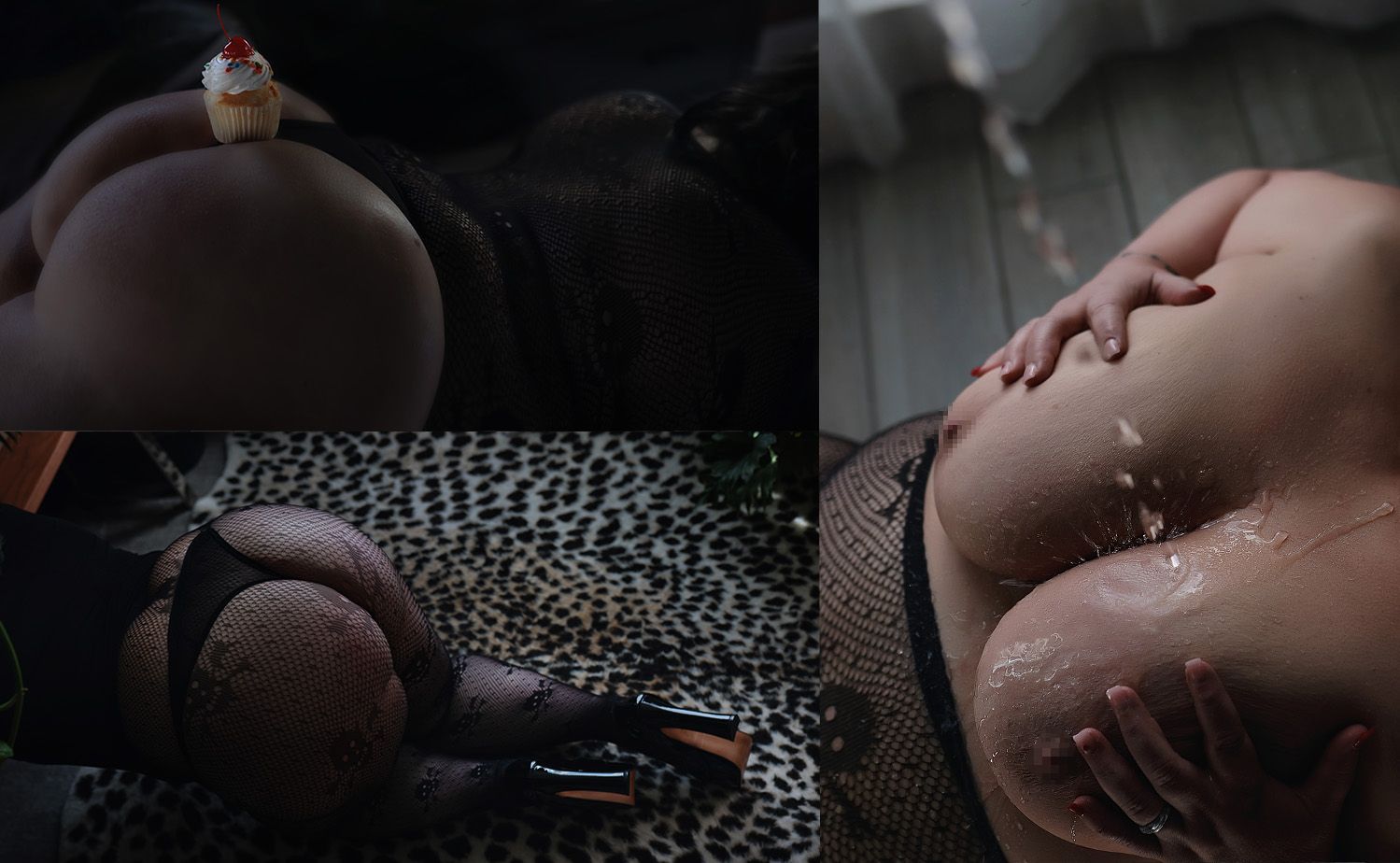 Artistic close-up photography details with lace and texture elements.
