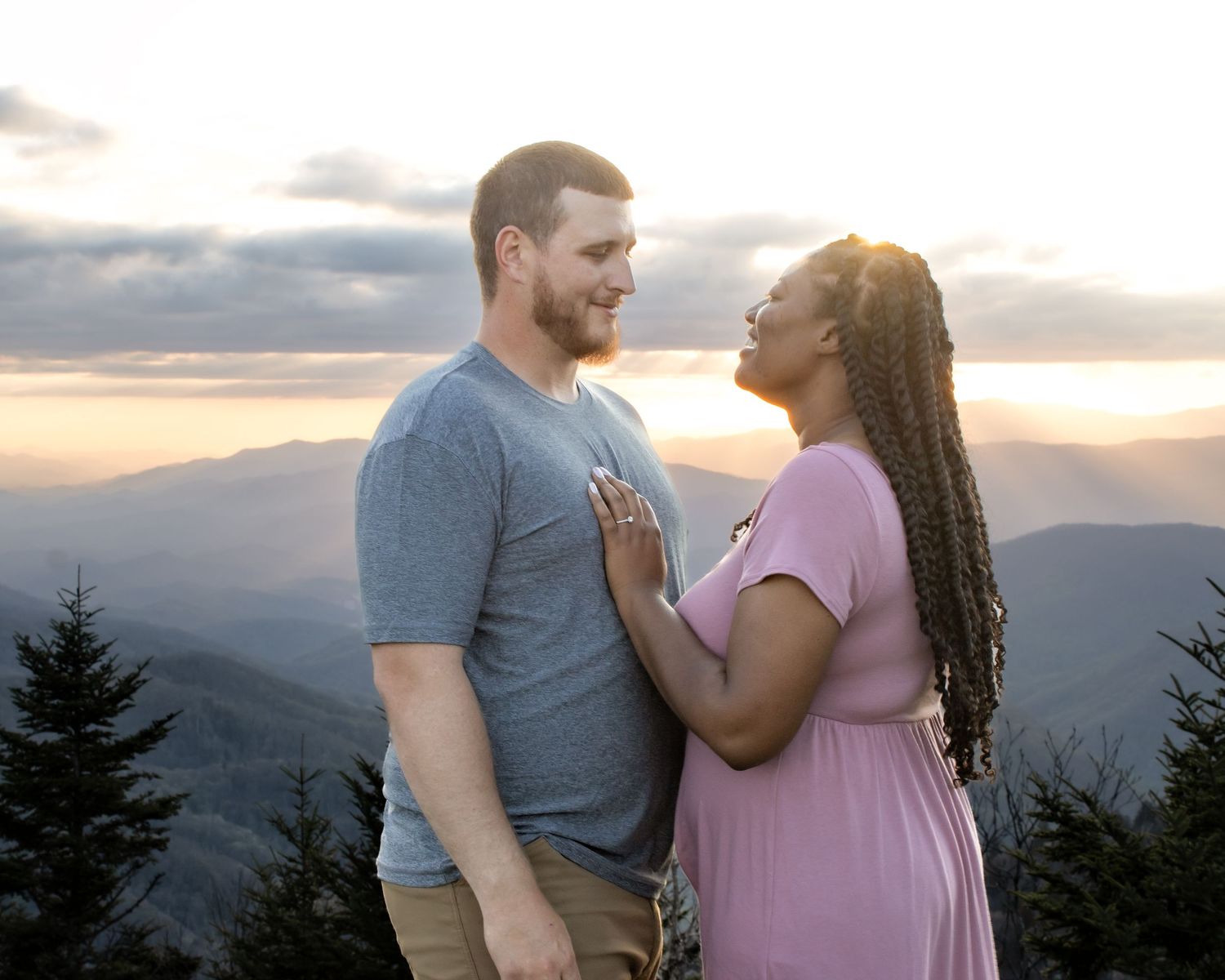 Asheville Couple, Jena Smiley Photography