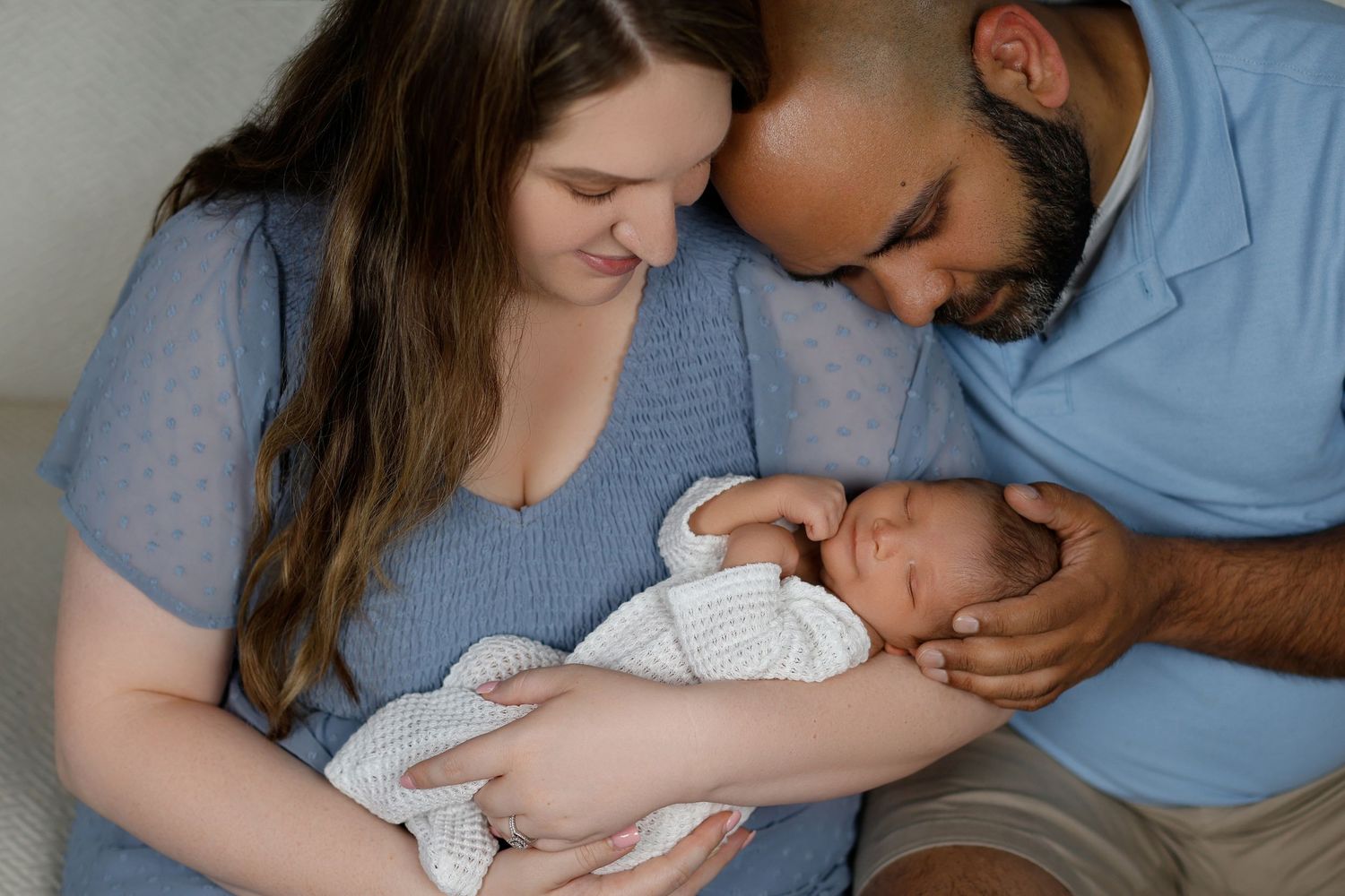 newborn family portrait session Jackson Covington GA family photographer