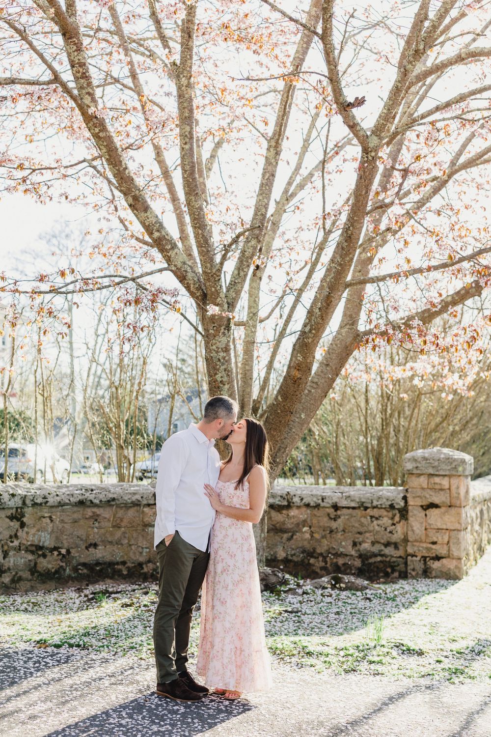 Newport RI cliff walk Engagement session. RI engagement session photographer. Spring engagement session. Rhode Island Photography.