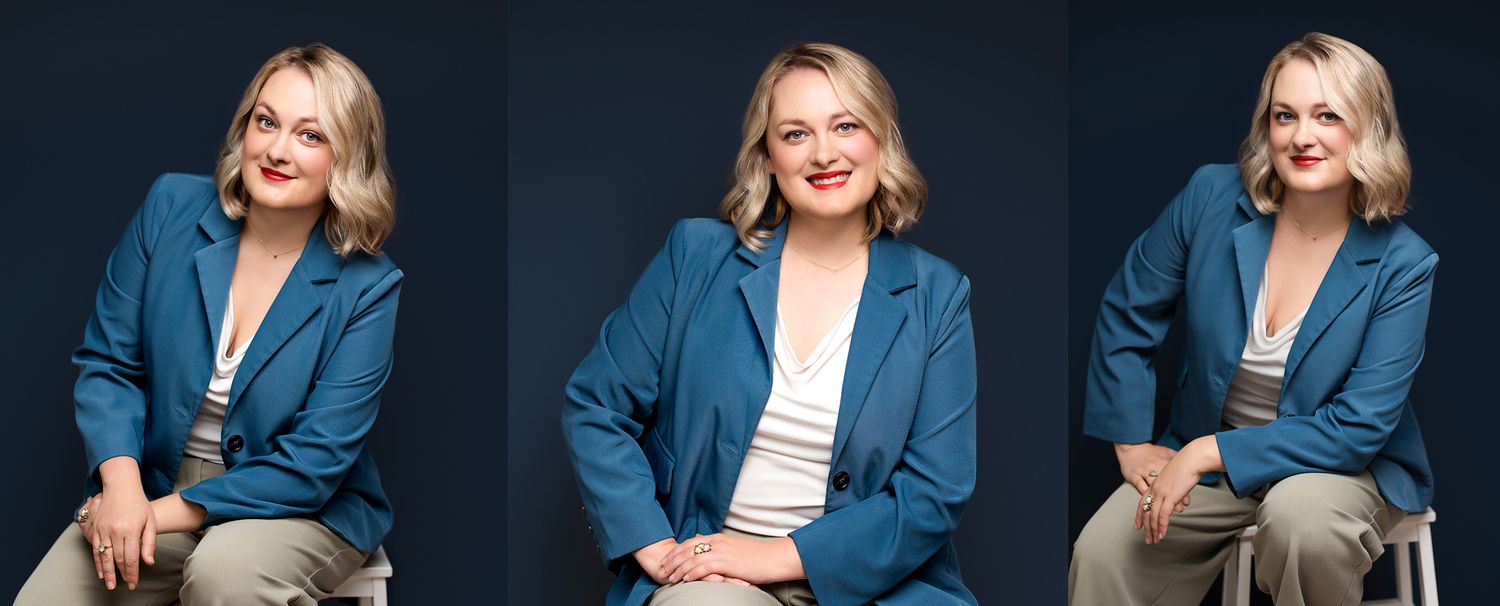 Professional headshots for Rachel Porter -- Executive Director of West Seattle Chamber of Commerce, created by Yulia Ordaz Photography