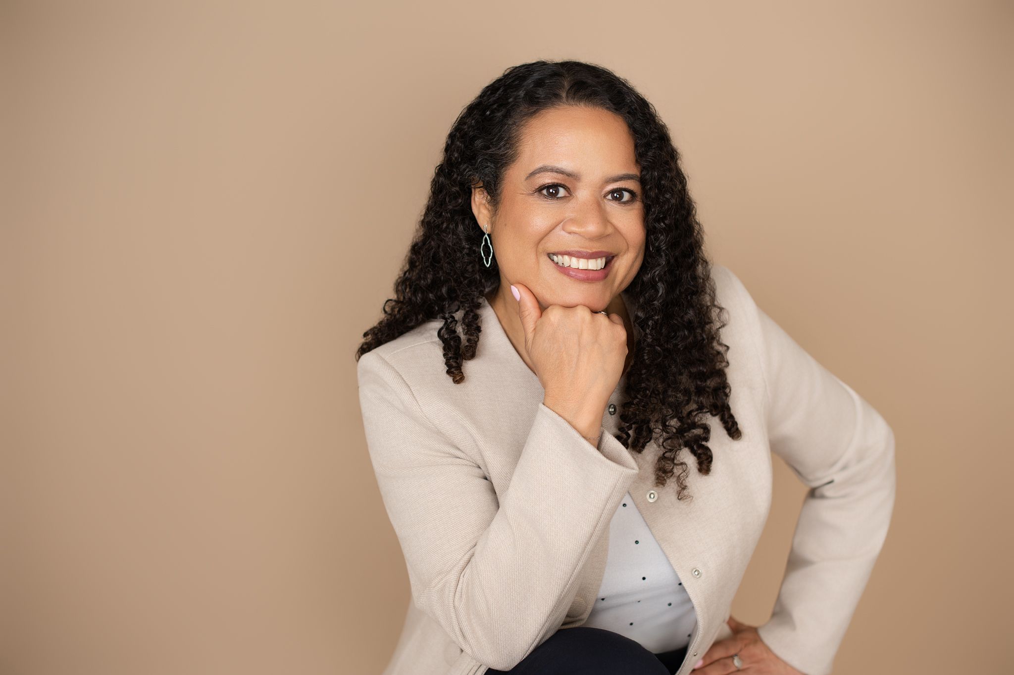 Professional Headshot of a woman in Seattle studio