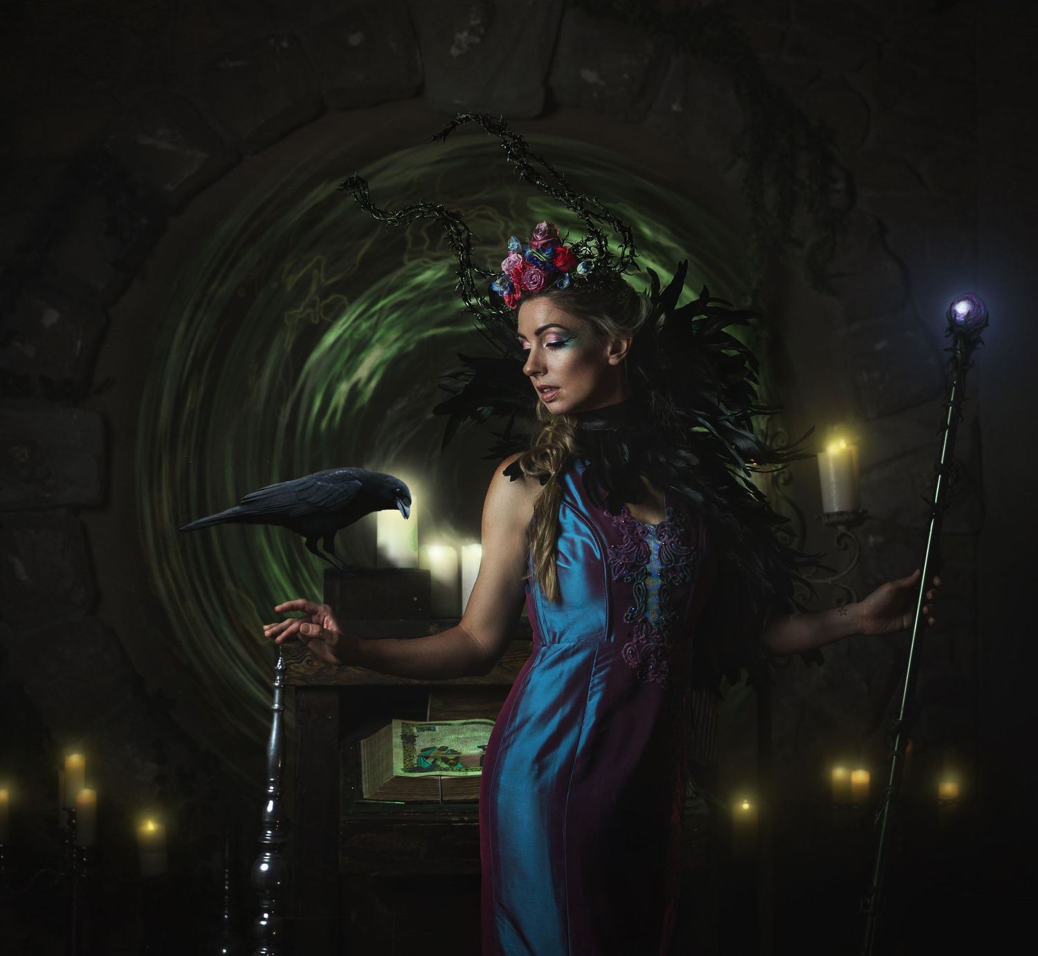 Evermore Park Pleasant Grove Utah fairytale villain photoshoot aurora maleficent