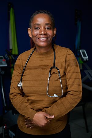 Corporate photo of a doctor
