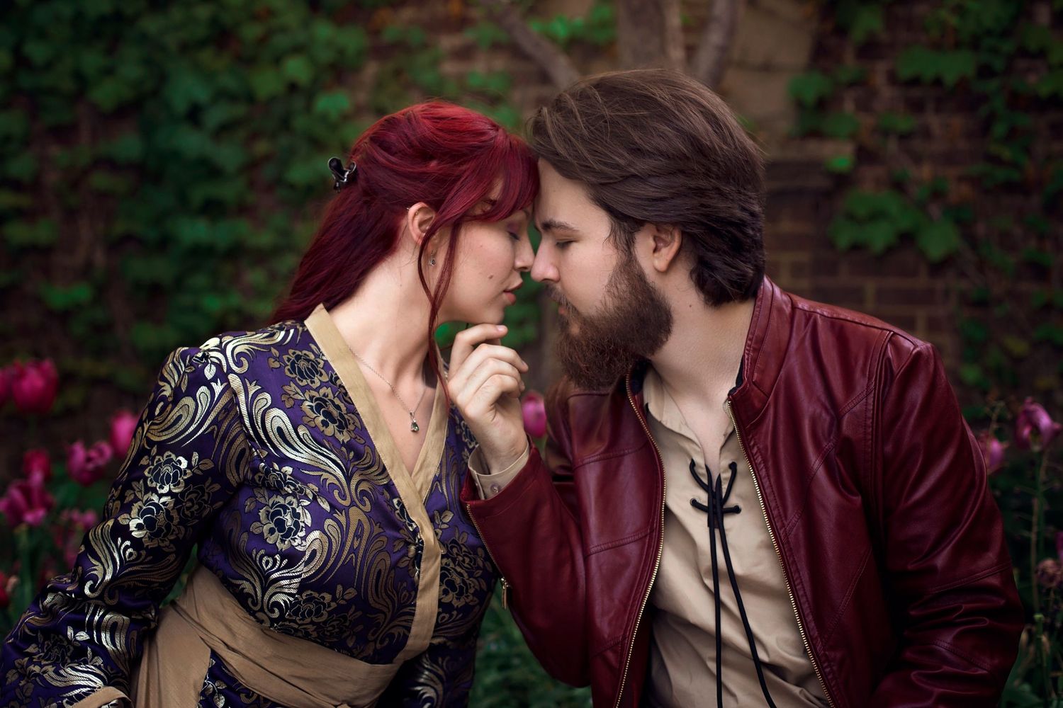 renaissance couple engagements Thanksgiving Point ashton gardens Lehi Utah