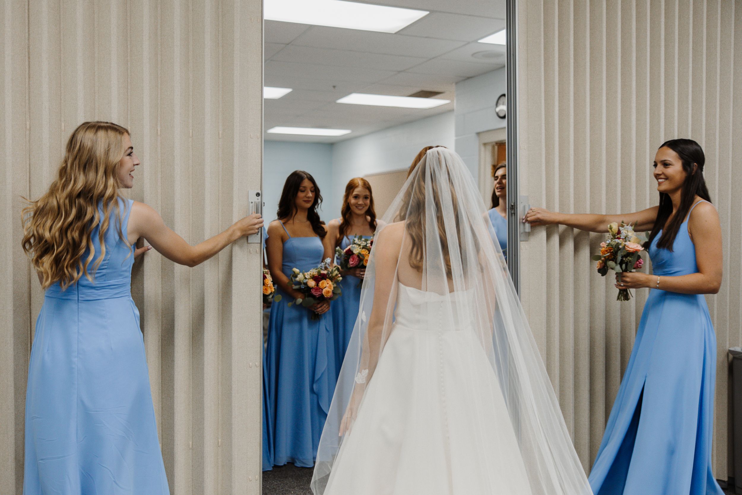 Catholic wedding portrait