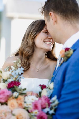 Catholic wedding portrait
