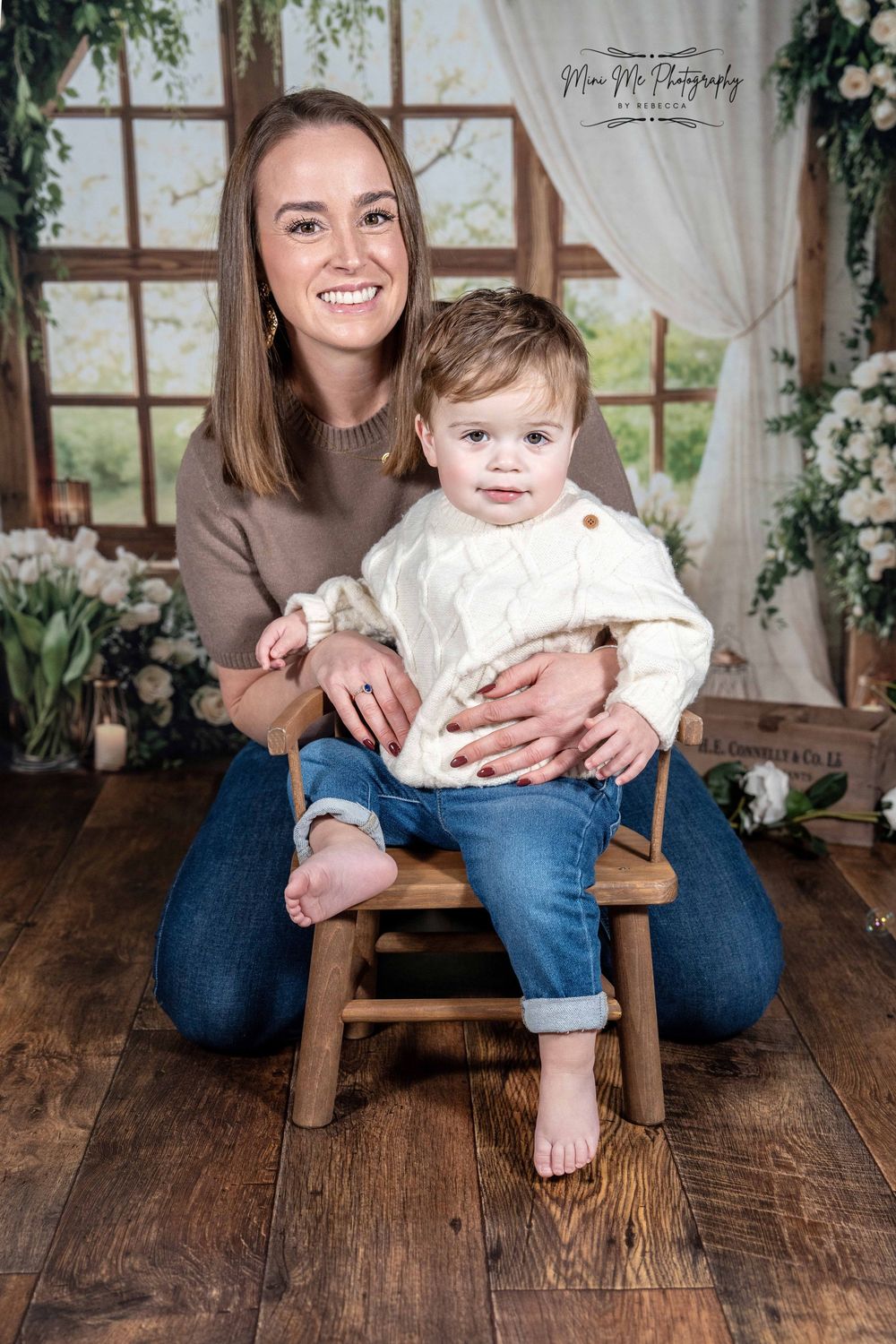 mother and son photoshoot