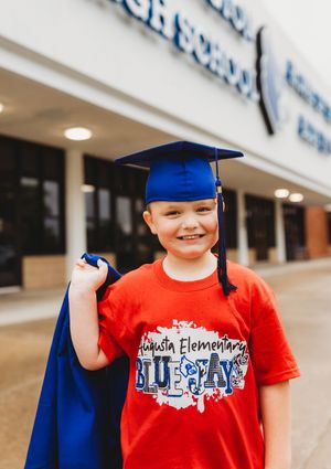kindergarten cap and gown