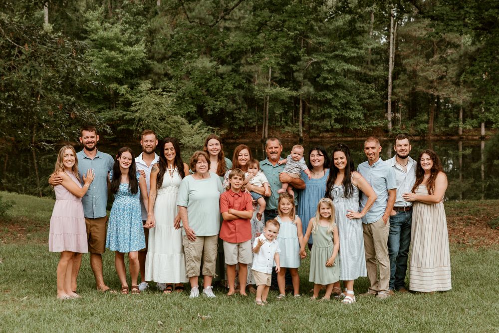 Large Family Portraits Tyler Tx Photographer
