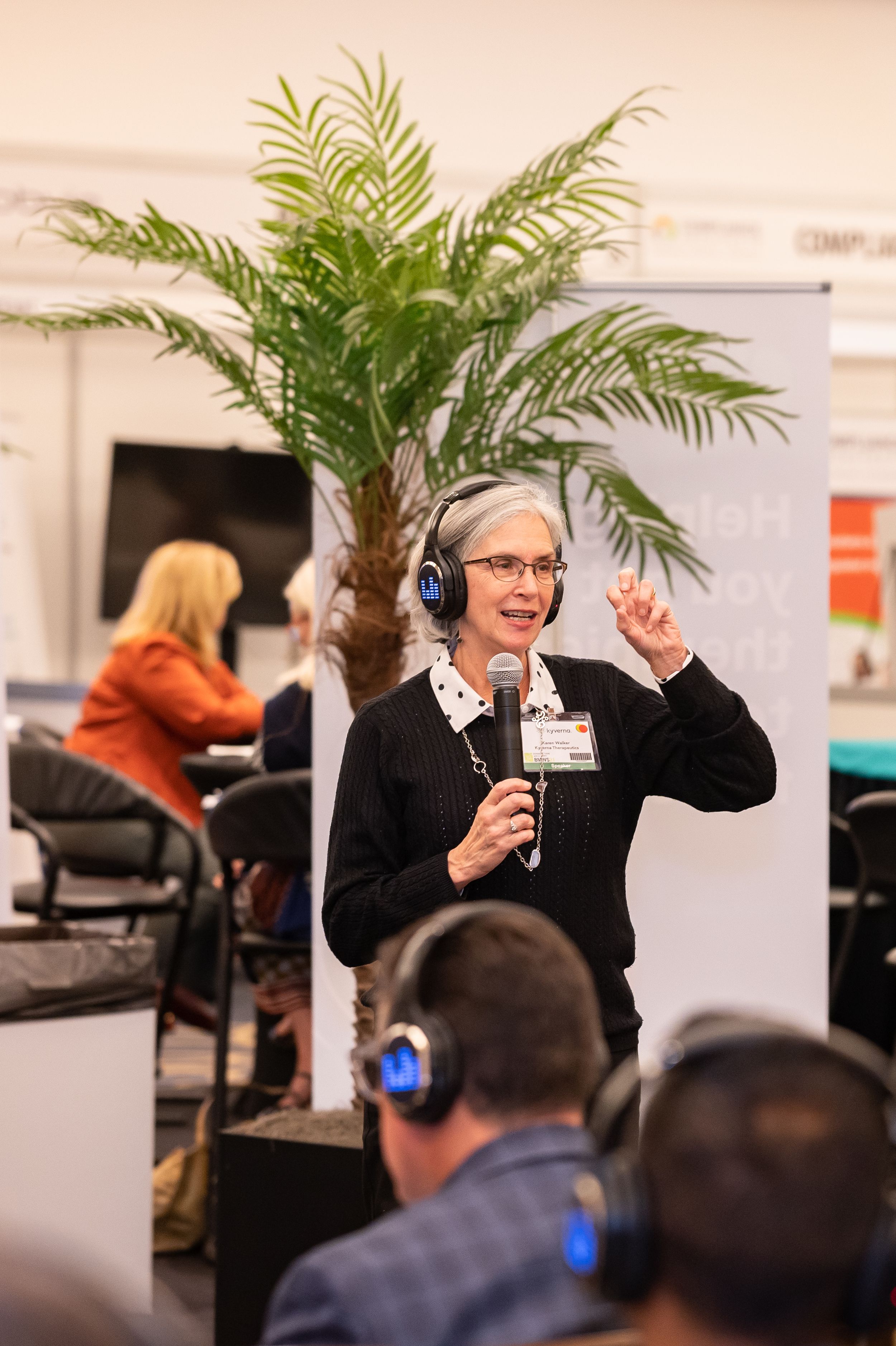 Luxury Event capturing main speaker