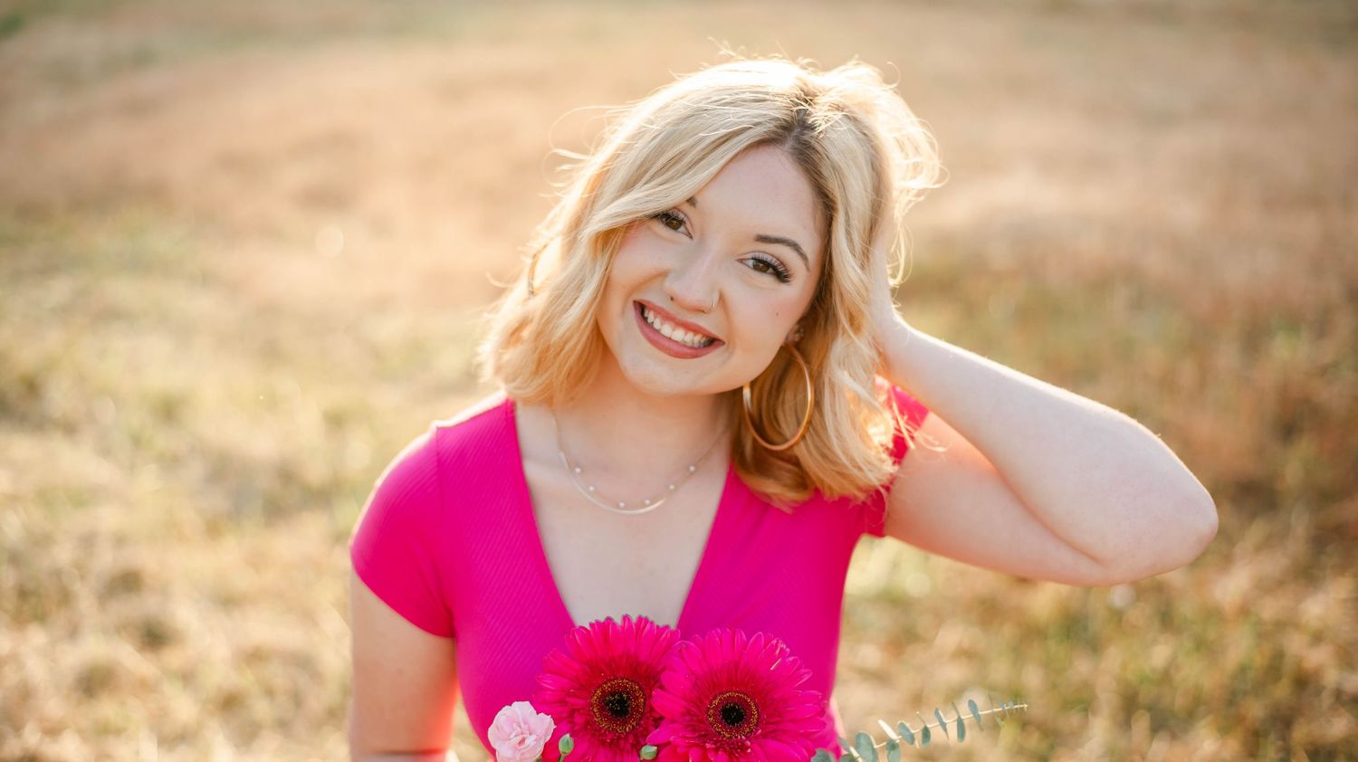 senior girl portrait White Oak NC bright natural light