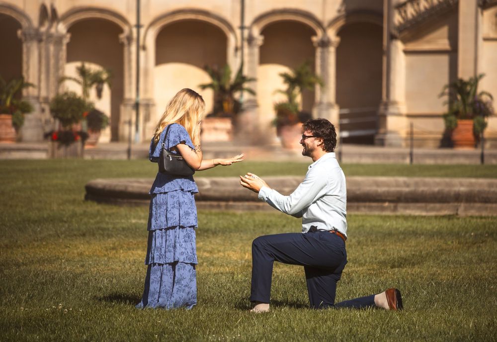 Asheville photographer, Asheville engagement photos, Biltmore Estate proposal, proposal photos, Biltmore engagement photo, surprise proposal