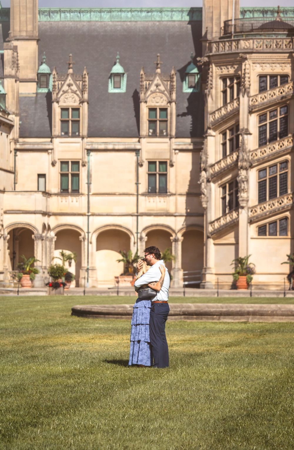 Asheville photographer, Asheville engagement photos, Biltmore Estate proposal, proposal photos, Biltmore engagement photo, surprise proposal