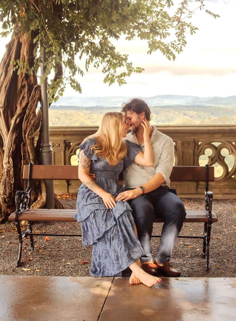 Asheville photographer, Asheville engagement photos, Biltmore Estate proposal, proposal photos, Biltmore engagement photo, surprise proposal