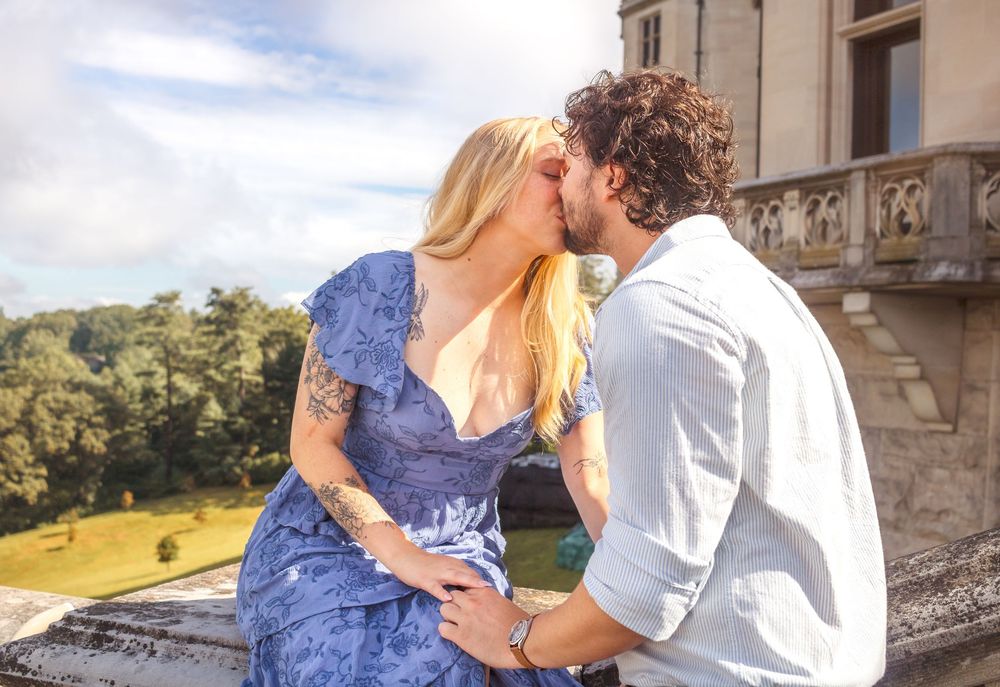 Asheville photographer, Asheville engagement photos, Biltmore Estate proposal, proposal photos, Biltmore engagement photo, surprise proposal