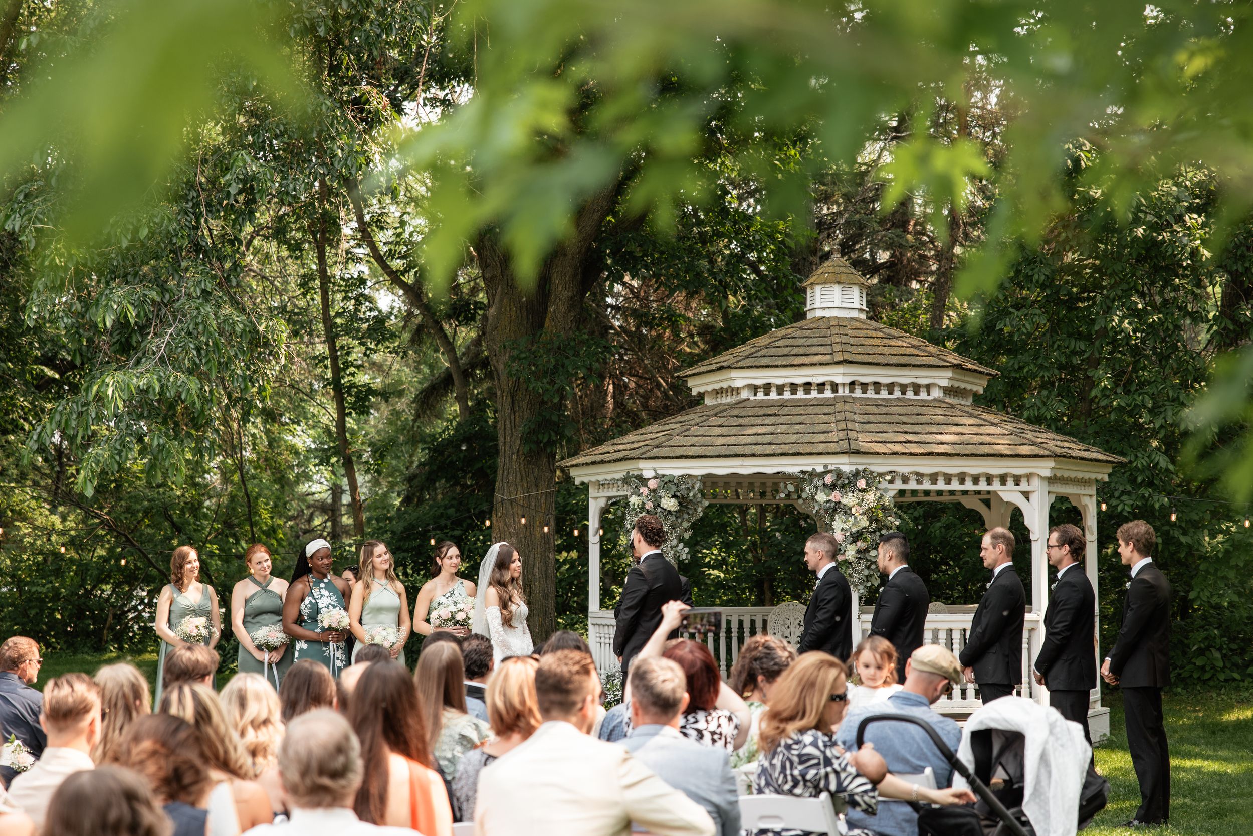 Ceremony Shot for wedding at Norland Historic Estate