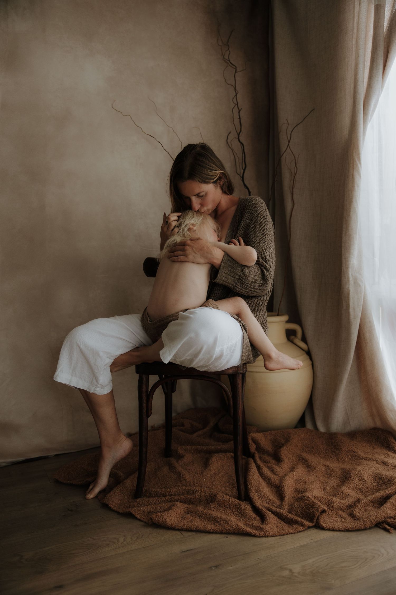 Mother and son intimate, emotive shoot
