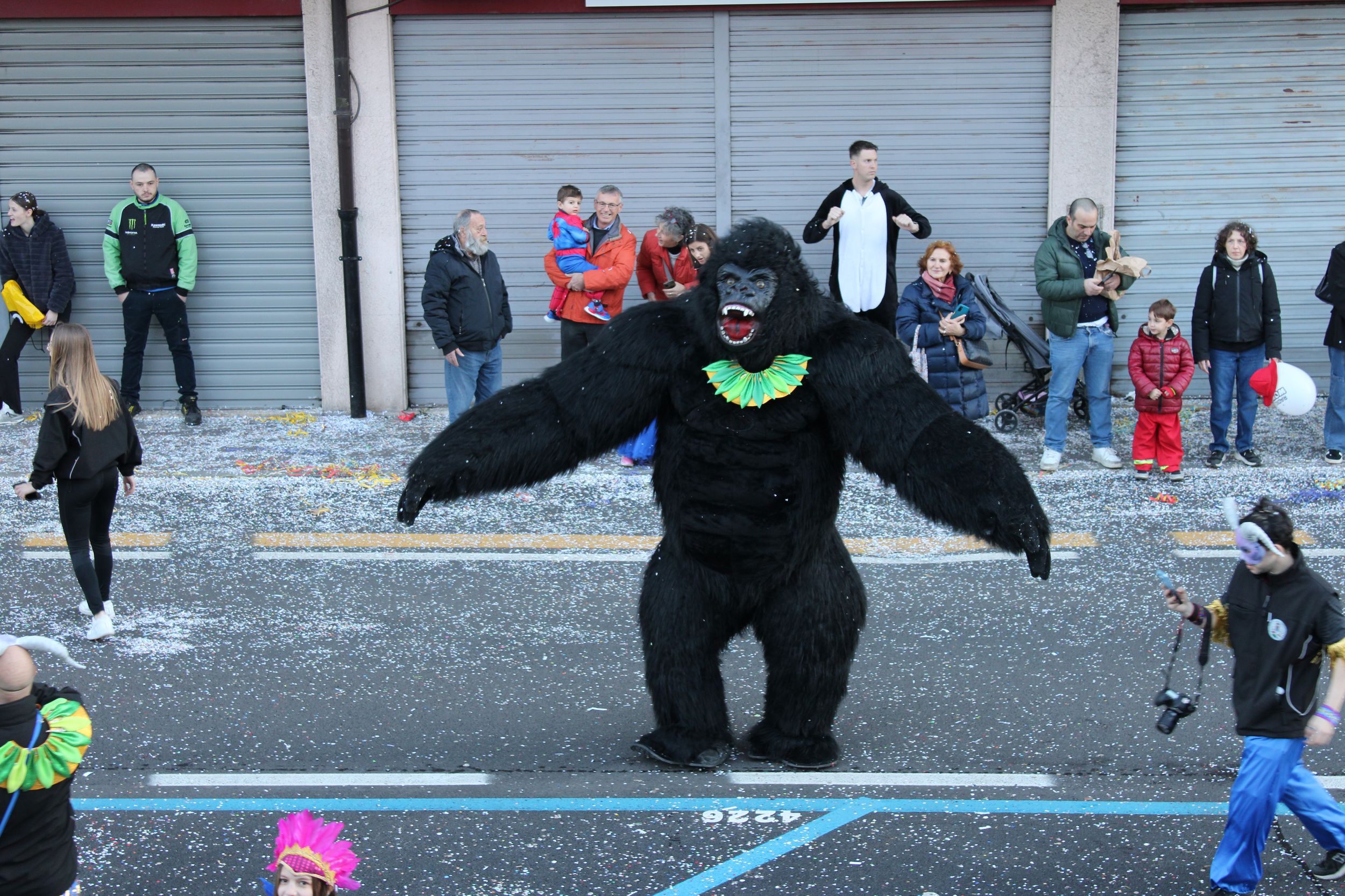 Treviso Carnival Parade 2026. The Roncade Carnival Friends Association with the show “The Dancing Tribe”.
