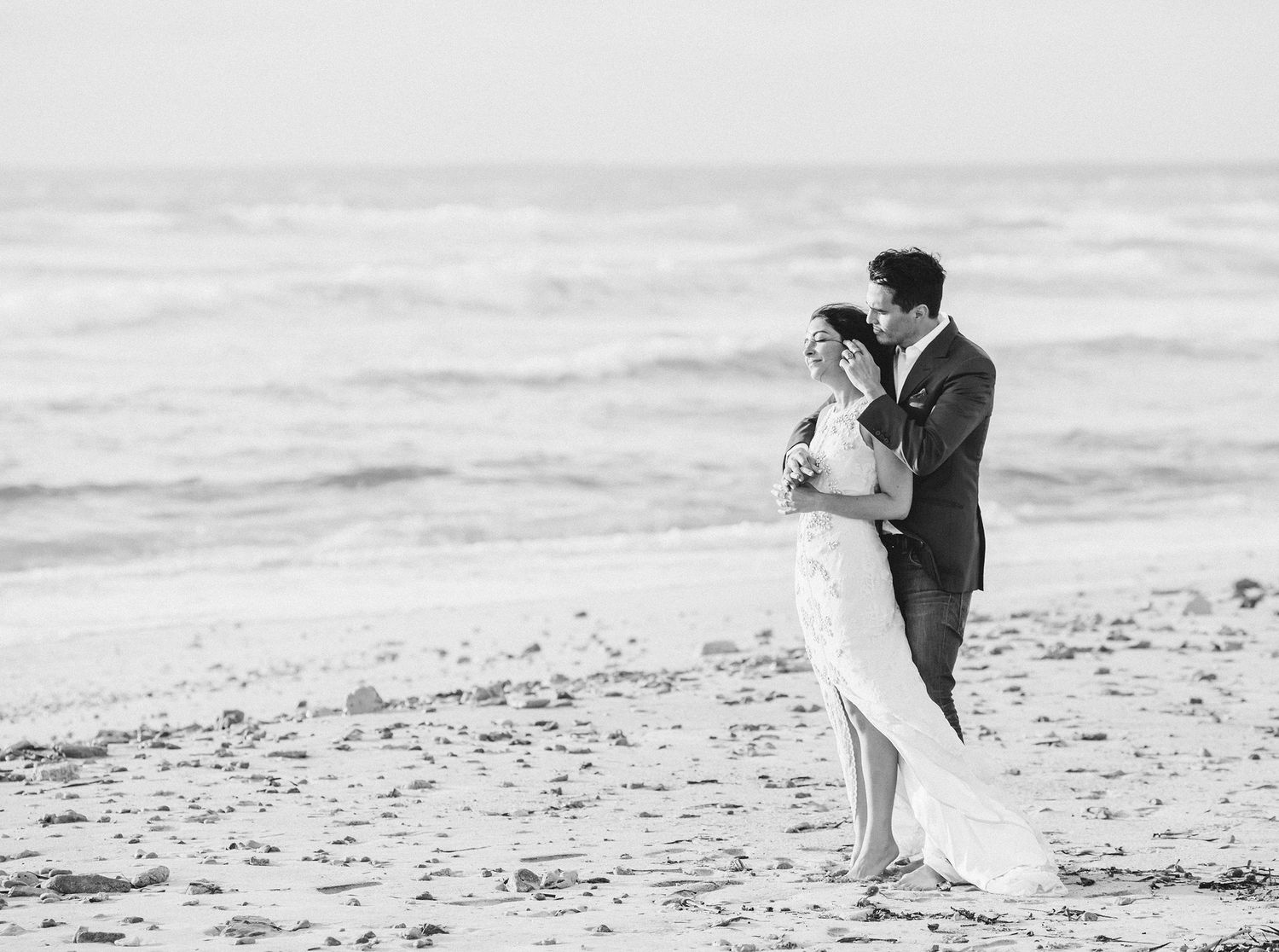 mallorca pre wedding couple photography on mediterranean beach