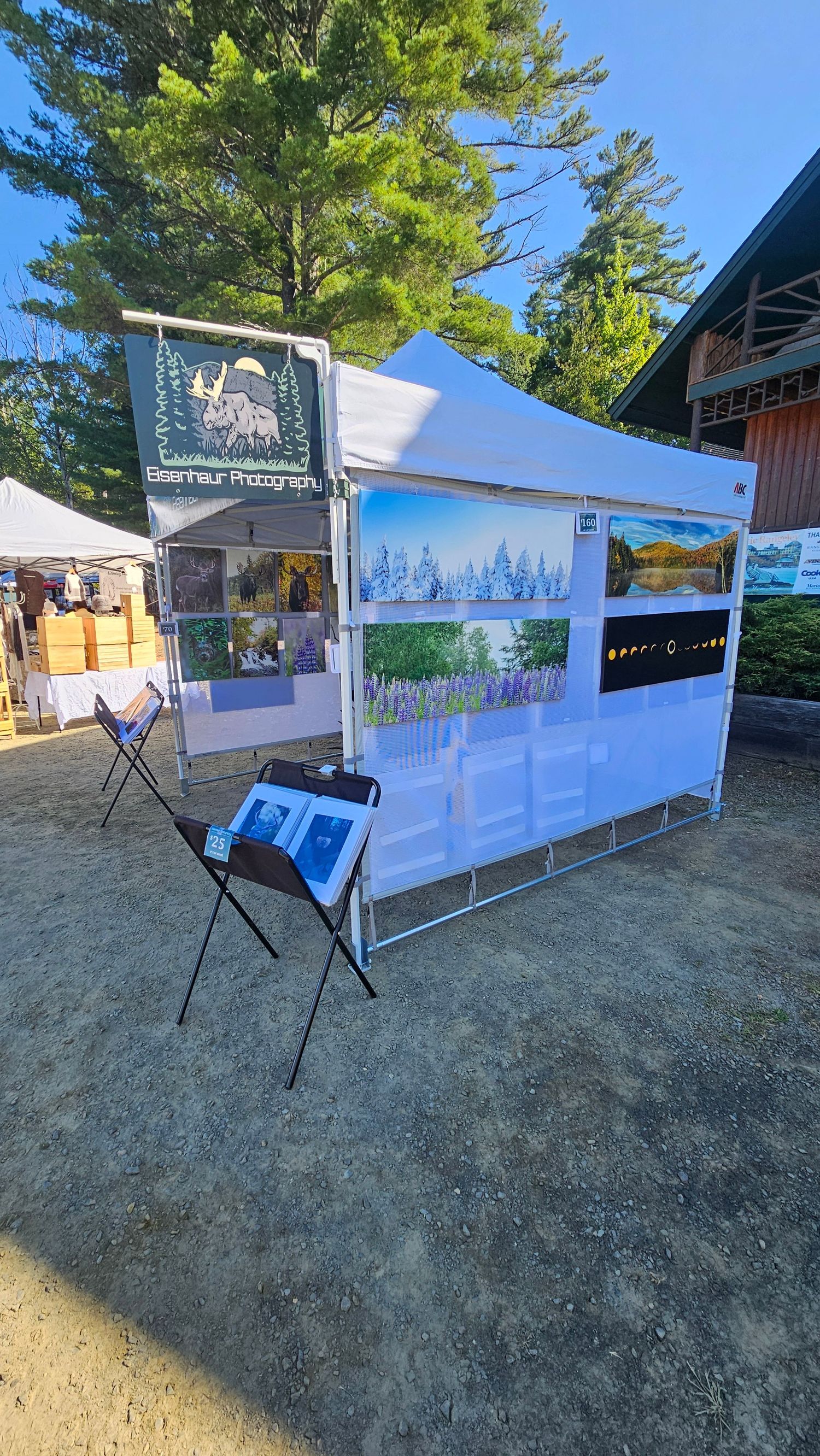 Art Booth Set up