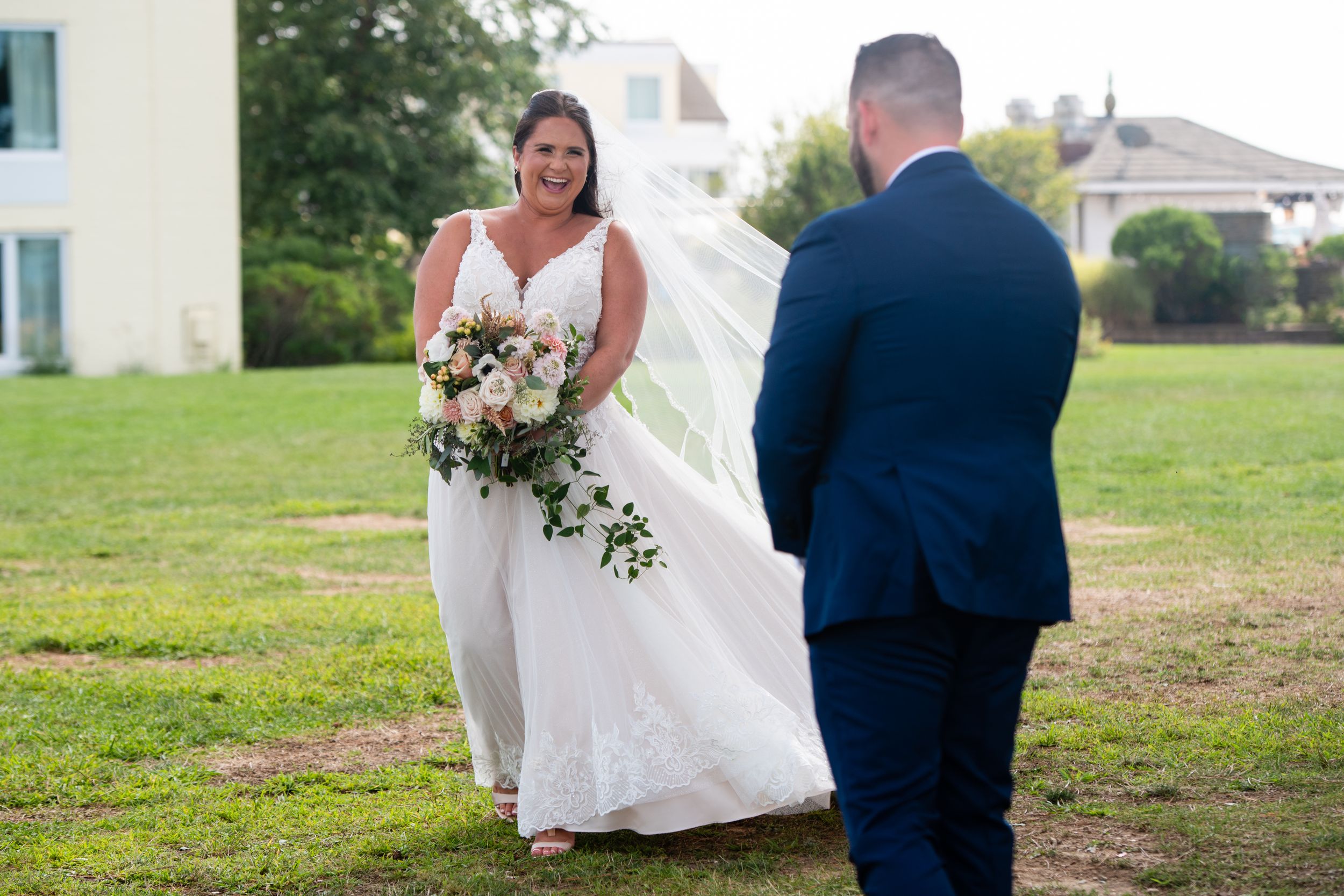 Luxury Newport Harbor Island Resort wedding. Documentary wedding photography in Newport, RI by local professional Stefy Hilmer.