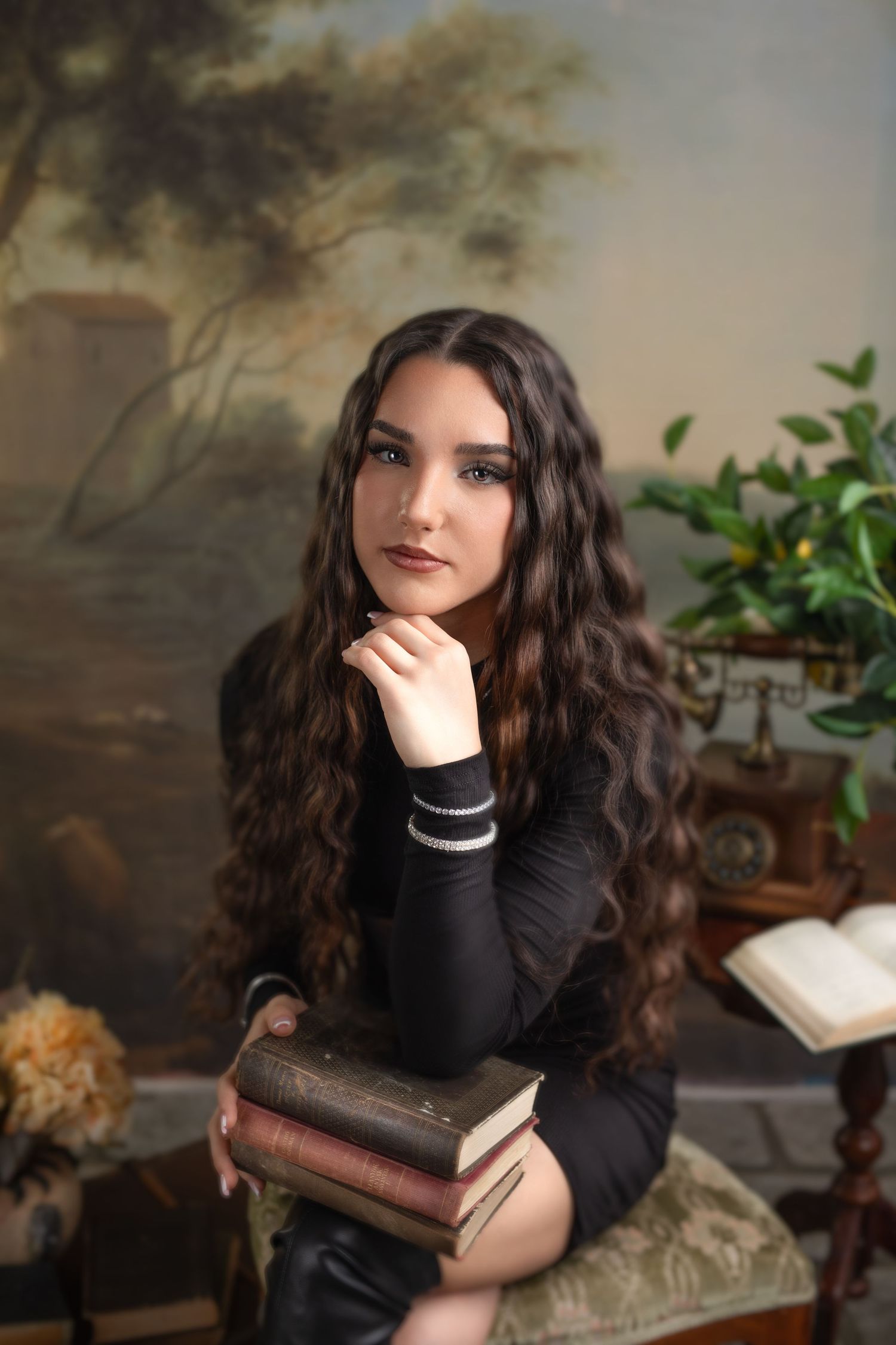 Portret absolvire elegant stil clasic Oradea