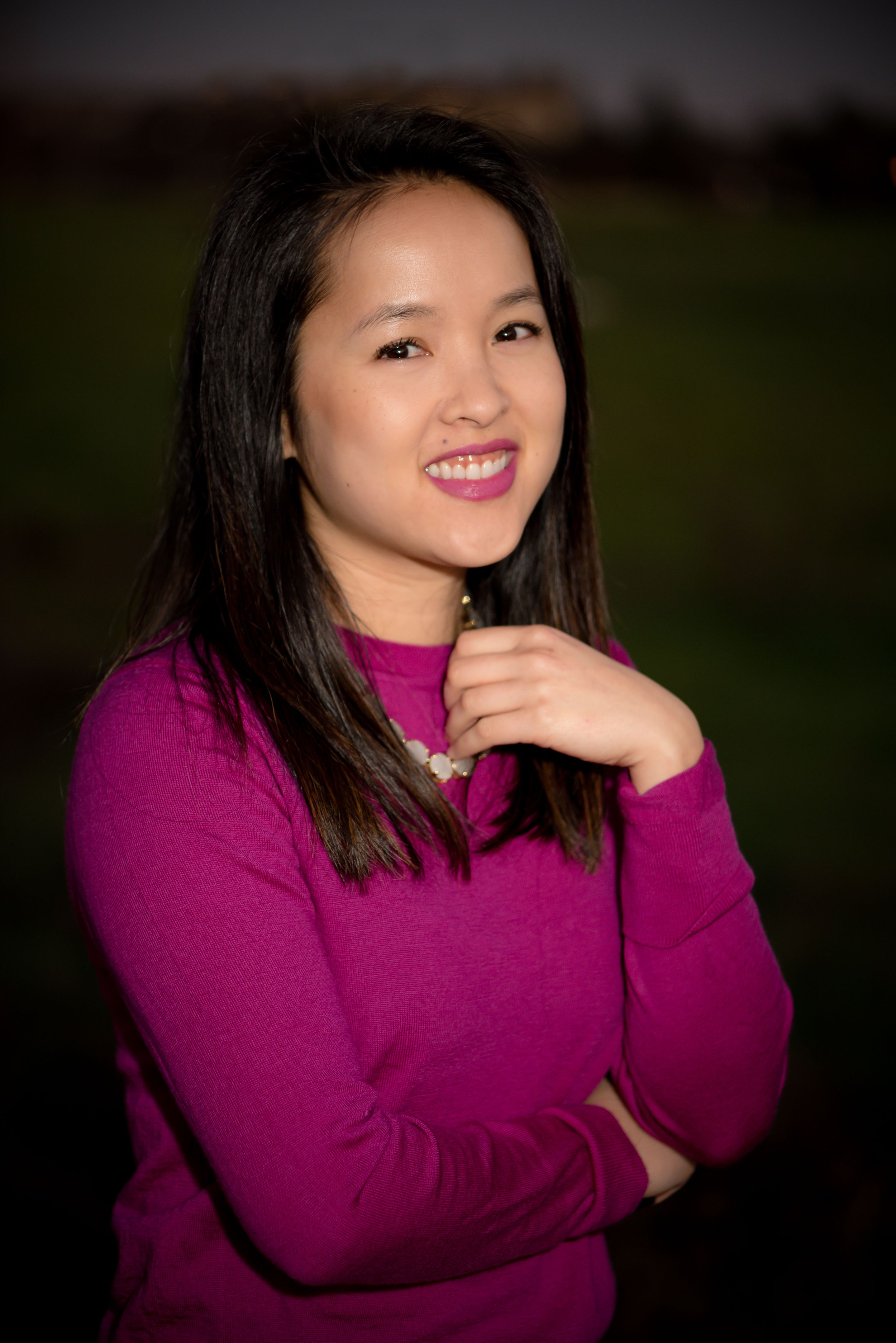Headsot of Annie Ho by Sacramento photographer, Ashley Nicole Baeza.