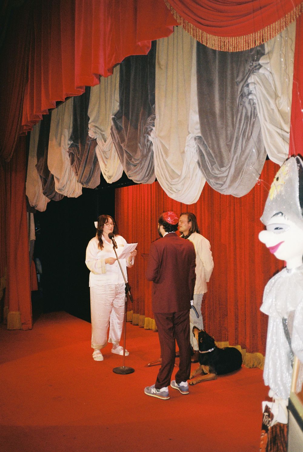 Behind-the-scenes moments at Bob Baker Marionette Theater photographed on film