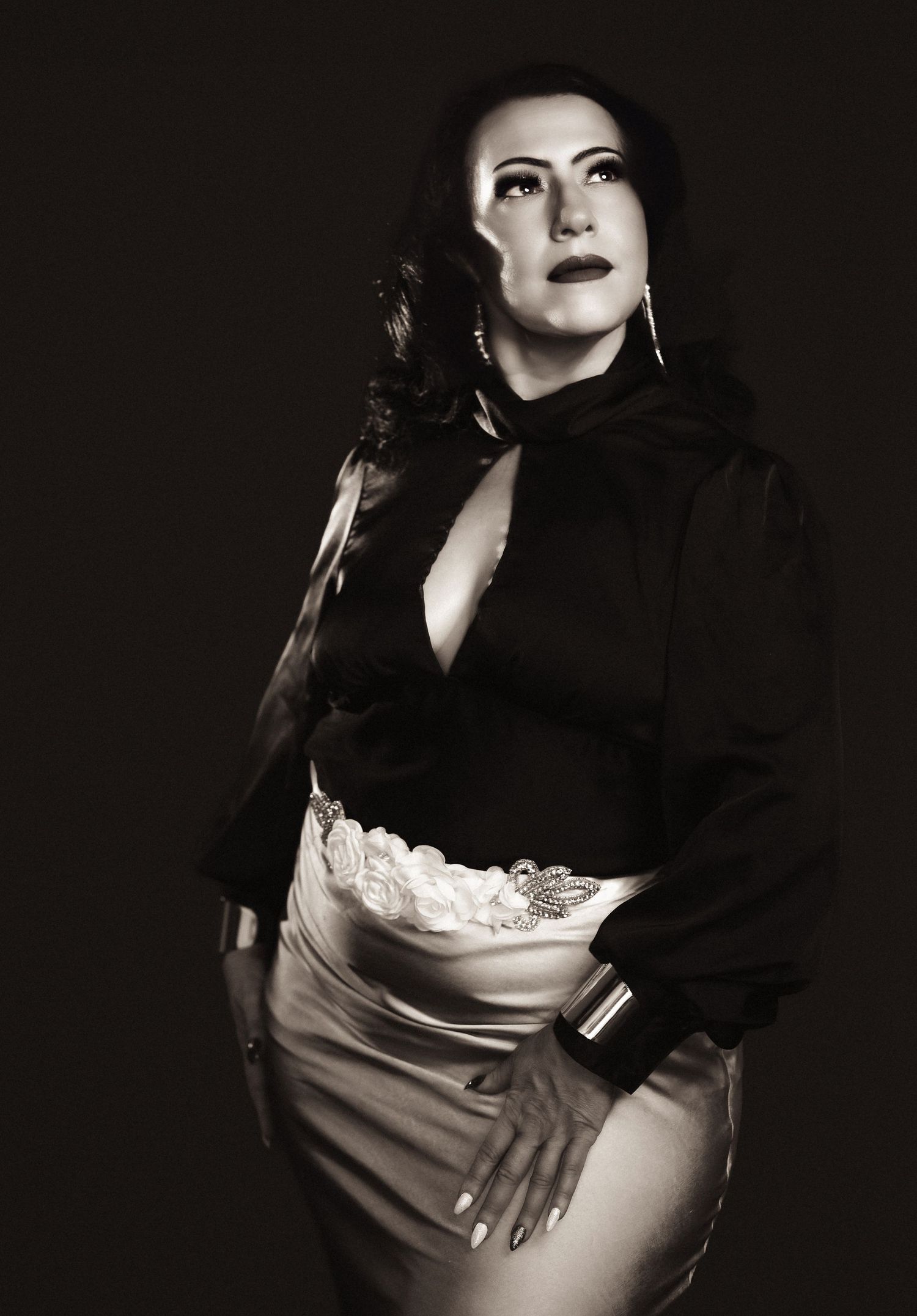 Moody cinematic portrait photographed in NSW by Wollongong portrait photographer Serene Coleman.