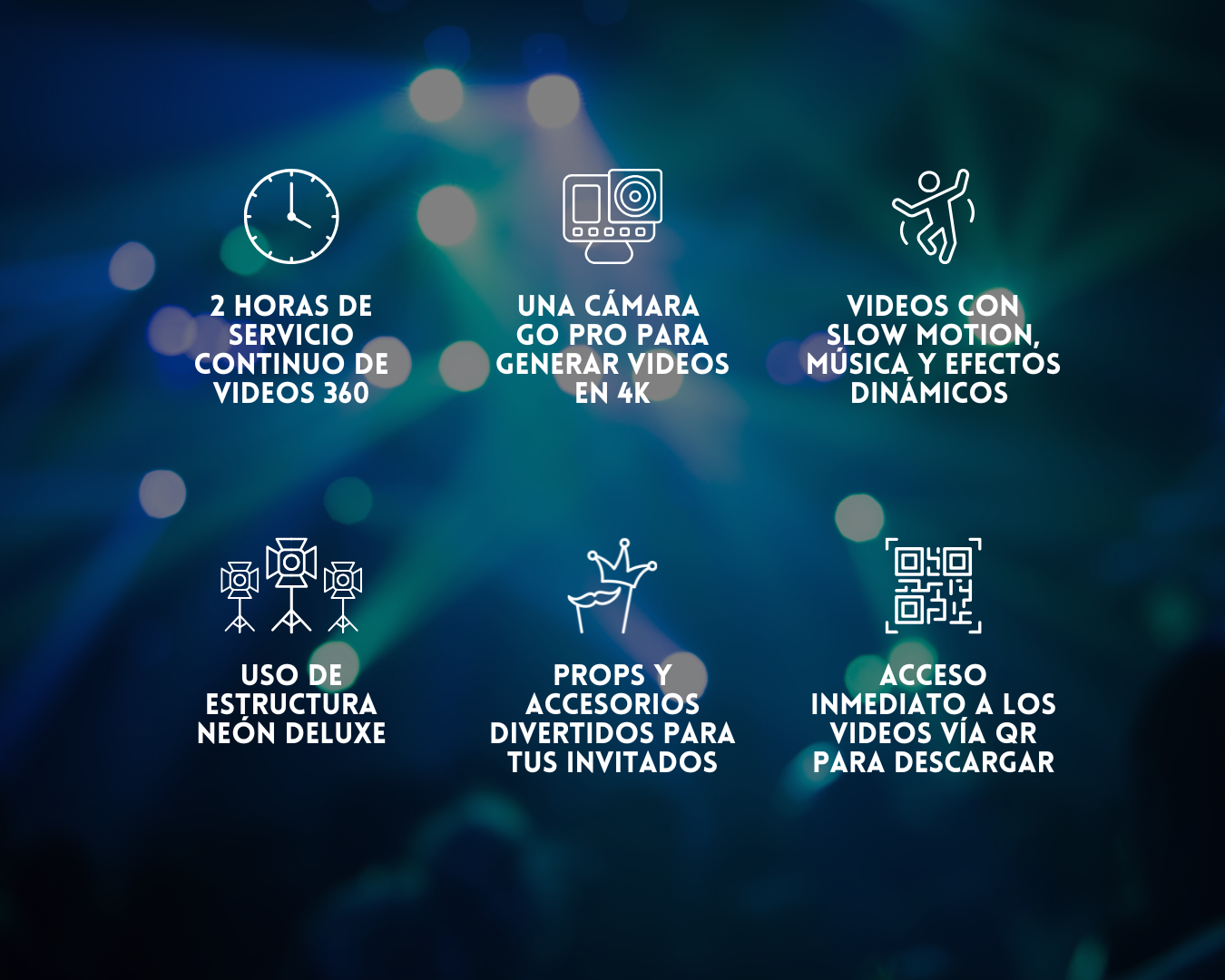Cabina de fotos para eventos con montaje profesional y elegante