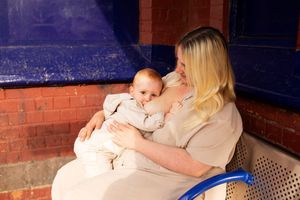 Between Us poetry and photography workshop project by Halton Family Hibs & Bridgewater NHS trust. Breastfeeding. Little Wonderland Photograp