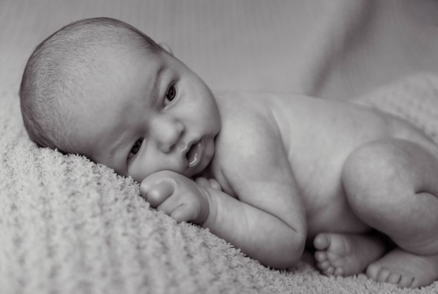 black and white image of newborn baby boy in a in home newborn session
just a vibe photography gloucester va