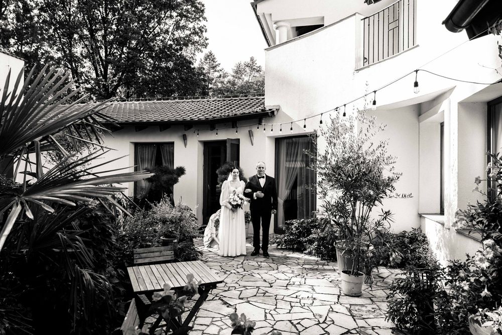 Ślub cywilny w stylu włoskim w Villa Toscana